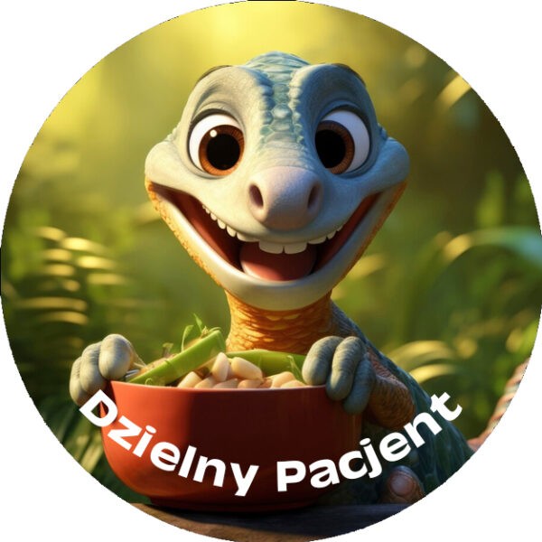 Naklejki Dzielny Pacjent - Smoki