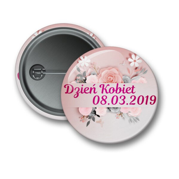 Przypinki dzień kobiet