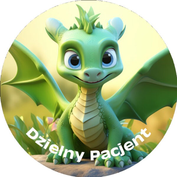 Naklejki Dzielny Pacjent - Smoki