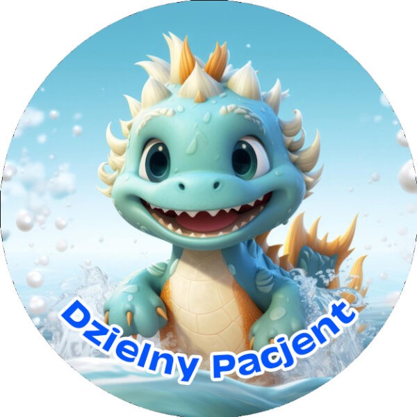 Naklejki Dzielny Pacjent - Smoki