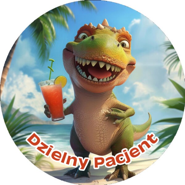 Naklejki Dzielny Pacjent - Smoki