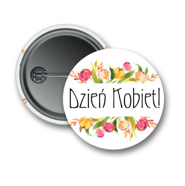 Przypinki dzień kobiet