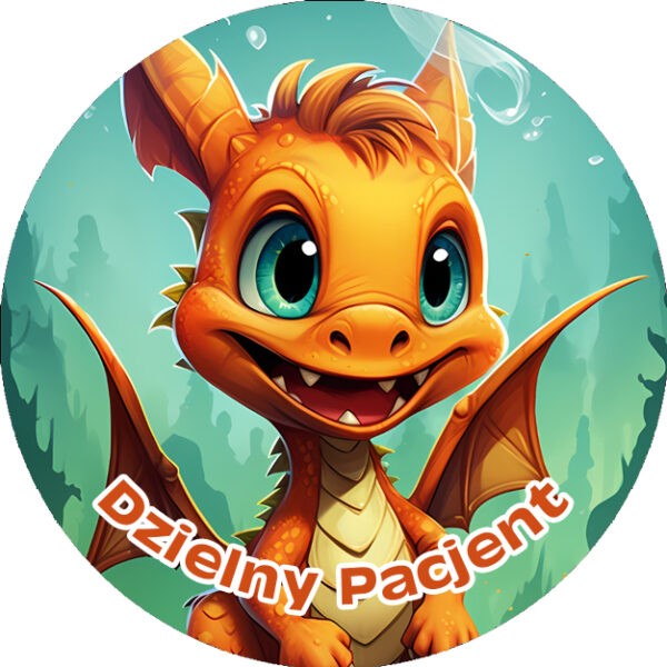 Naklejki Dzielny Pacjent - Smoki