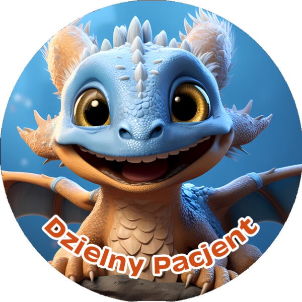 Naklejki Dzielny Pacjent - Smoki