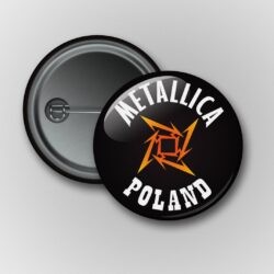 Przypinka Metallica Poland