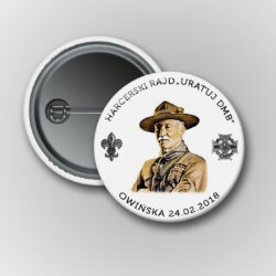 Przypinki Harcerski rajd ZHP