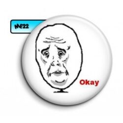 Plakietka okay guy