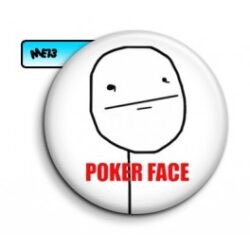 Plakietka poker face