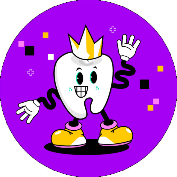 Naklejki Dzielny Pacjent - Zęby Dentysta