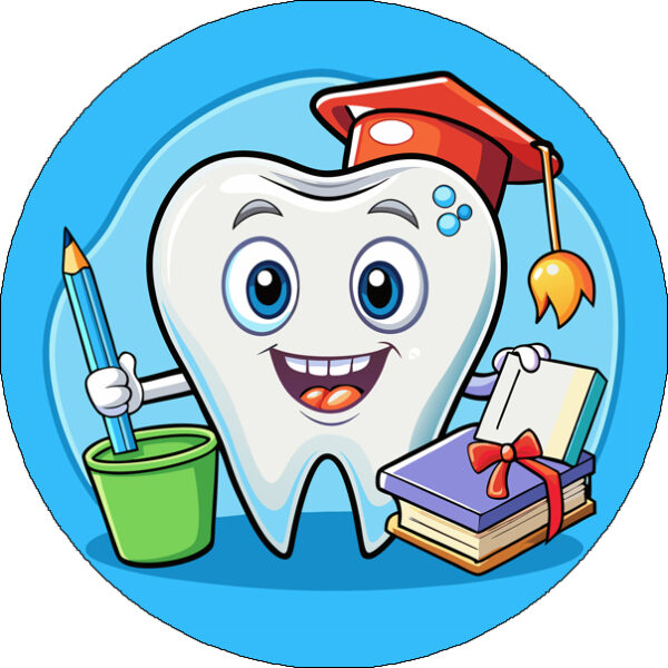 Naklejki Dzielny Pacjent - Zęby Dentysta