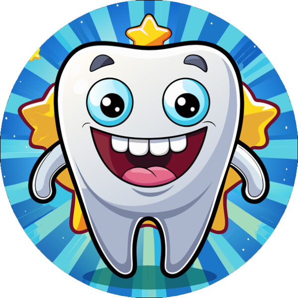 Naklejki Dzielny Pacjent - Zęby Dentysta