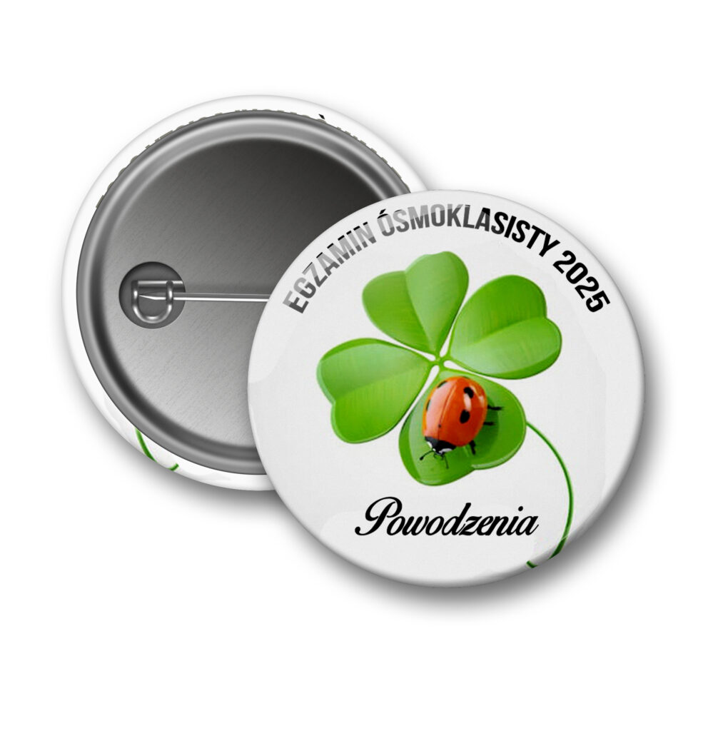 Przypinki - Egzamin ósmoklasisty