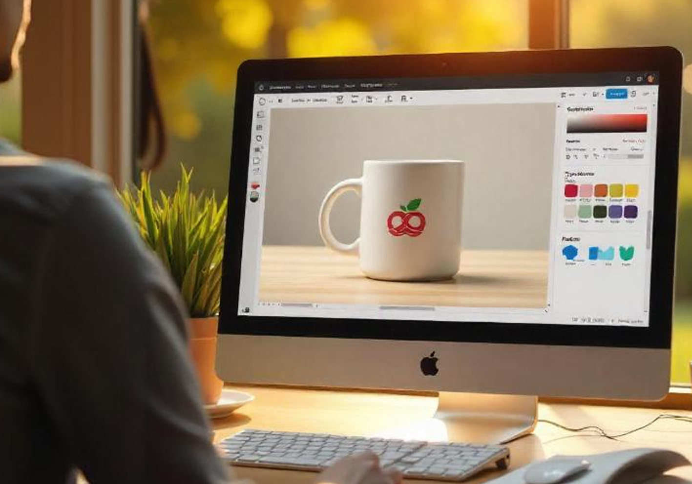 Dodaj obraz tekst i kolor