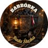 Wzór: Przypinka Barbórka Wagonik z Węglem – napis BARBÓRKA i pole miejscowość na grafice w górniczym stylu