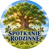 Wzór: Przypinka Spotkanie Rodzinne Dąb – pastelowa grafika z napisem SPOTKANIE RODZINNE