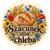 Wzór: Przypinka Szacunek dla Chleba – pastelowa grafika z napisem Szacunek dla chleba