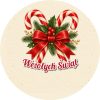 Wzór: Przypinka Wesołych Świąt Laski Cukrowe – świąteczna grafika z napisem Wesołych Świąt